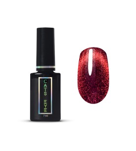 9913 Cats Eye Oje (Kedi Gözü) Red - 7 ml